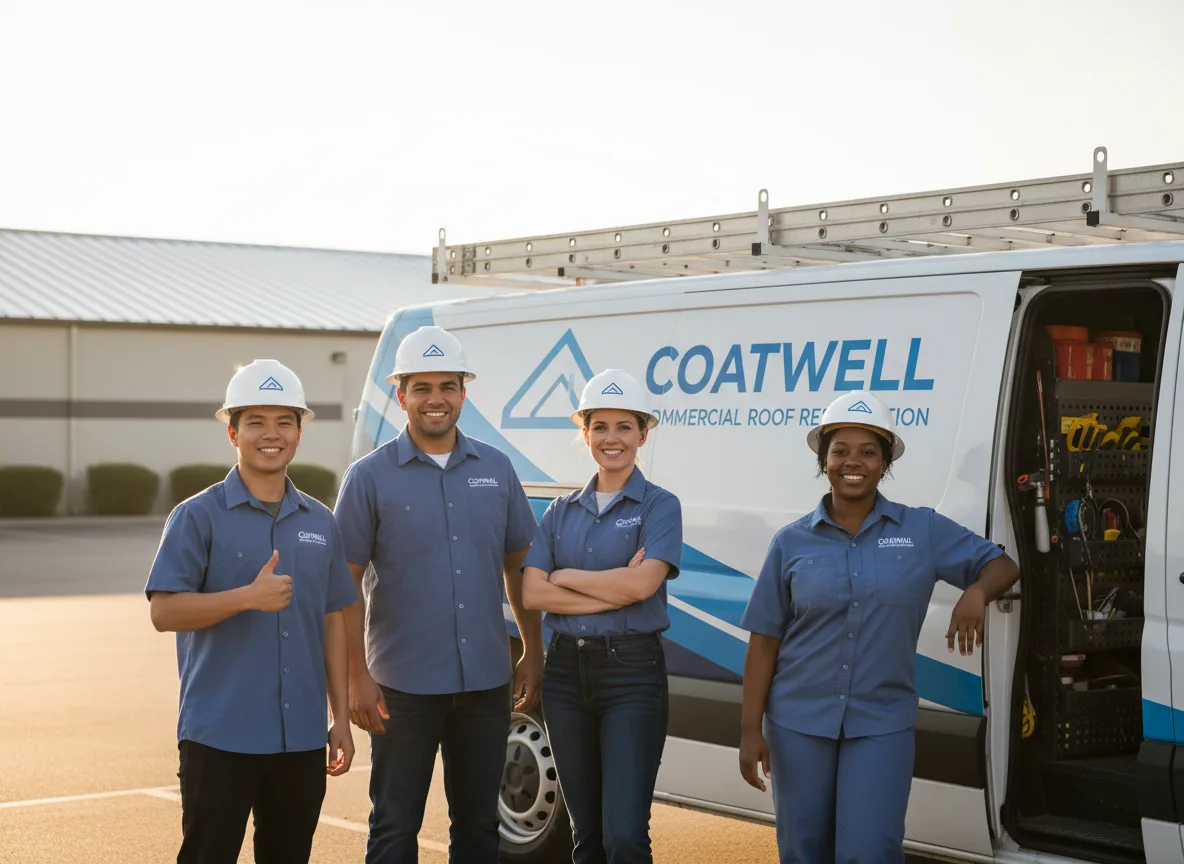 Commercial roof coating company in Evansville, WY